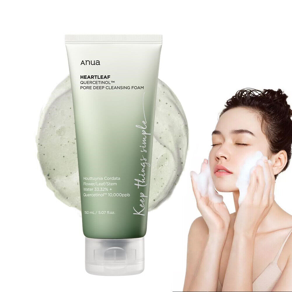 HEARTLEAF QUERCETINOL CLEANSING FOAM 150ml - Anua