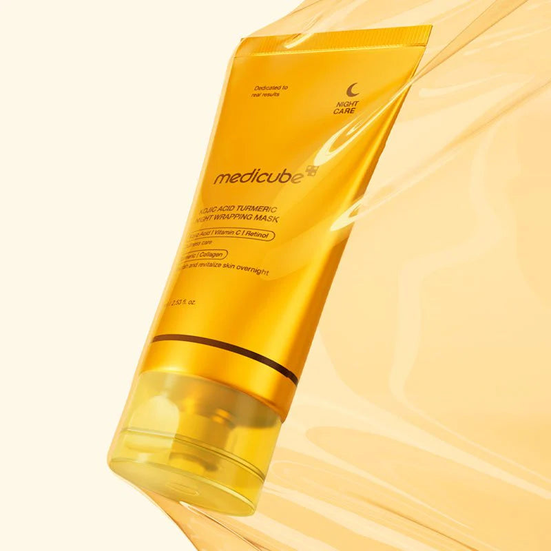 KOJIC ACID TURMERIC NIGHT WRAPPING MASK 75ML - Medicube