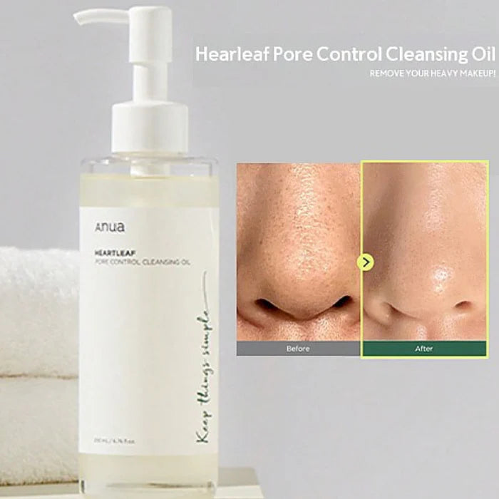 HEARTLEAF PORE CONTROL CLEANSING OIL 200ml - Anua