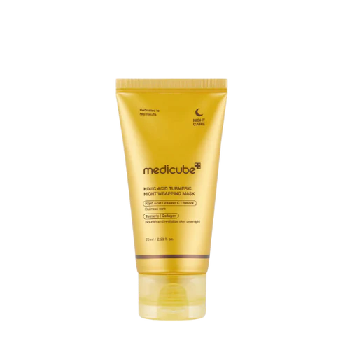 KOJIC ACID TURMERIC NIGHT WRAPPING MASK 75ML - Medicube